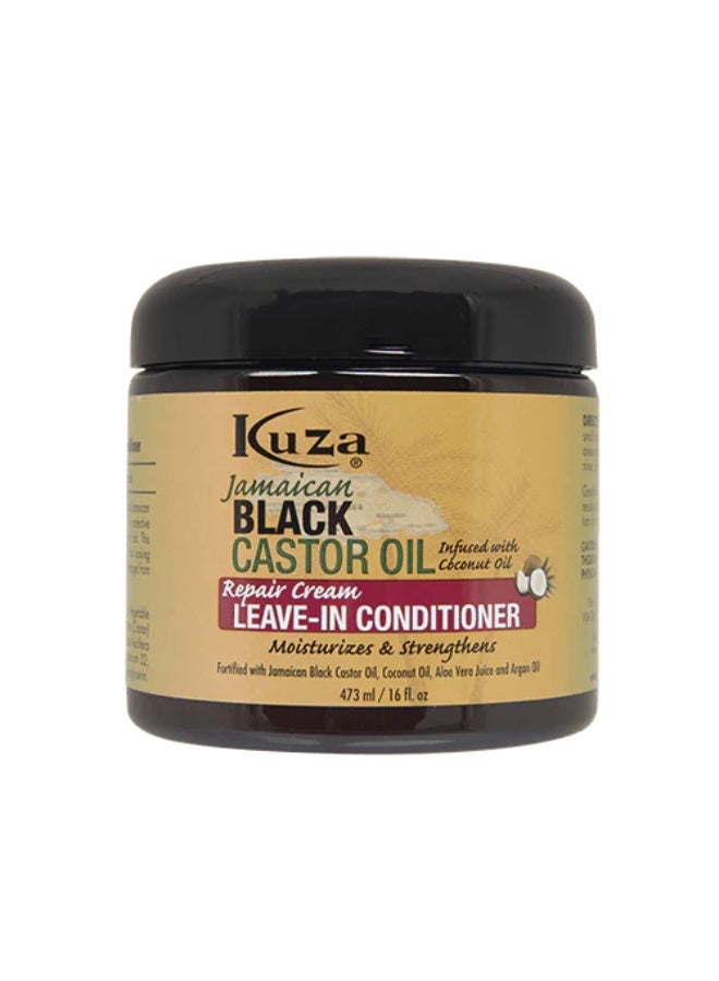 بلسم كاريبي بزيت الخروع الأسود من جامايكا للاستخدام بدون شطف ٤٧٣ مل